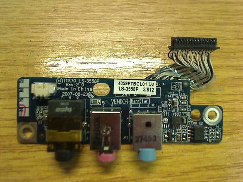 Sound audio board - board, kabel